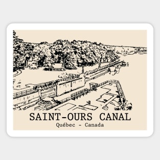Saint-Ours Canal - Québec QC Magnet